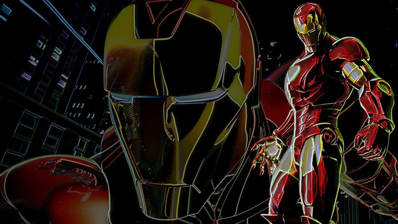 Iron Man Armor — Red, Dramatic