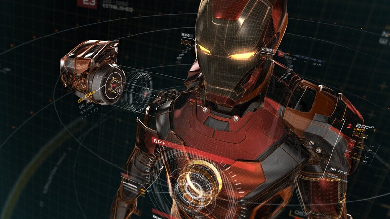 Iron Man Armor — Red, Technological