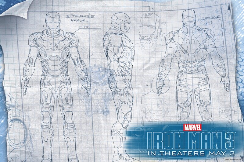Iron Man Armor Schematics