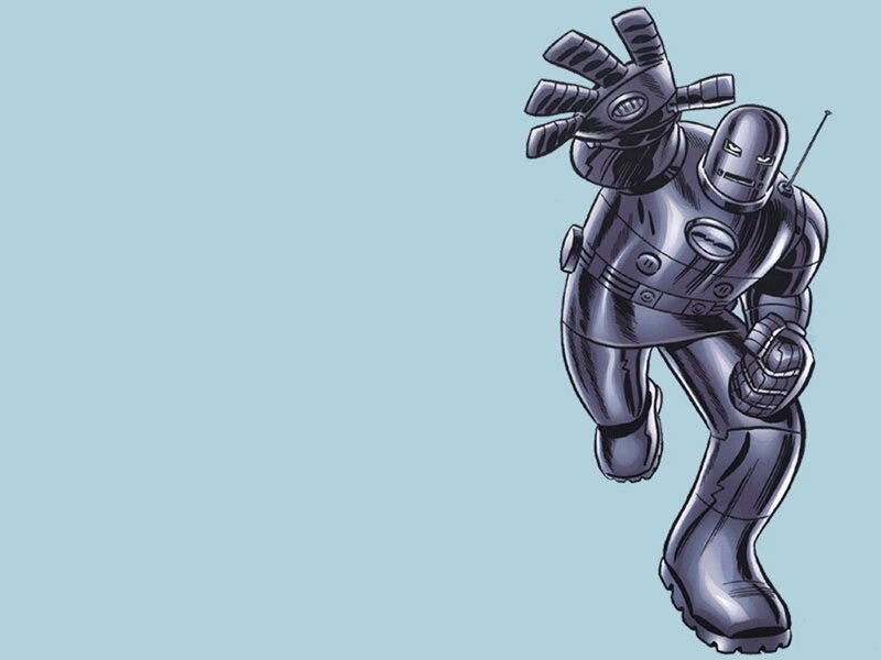 Iron Man Armor Suit — Blue, Neutral