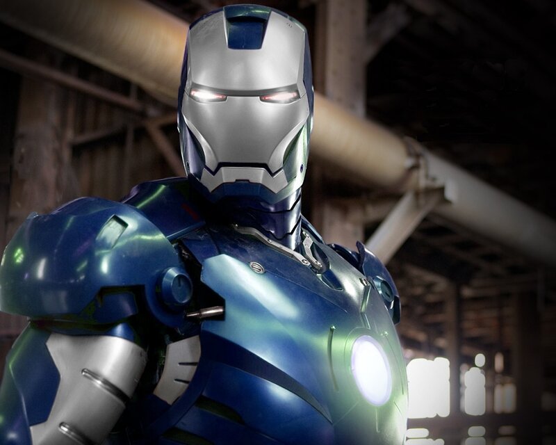 Iron Man Armor Suit — Blue