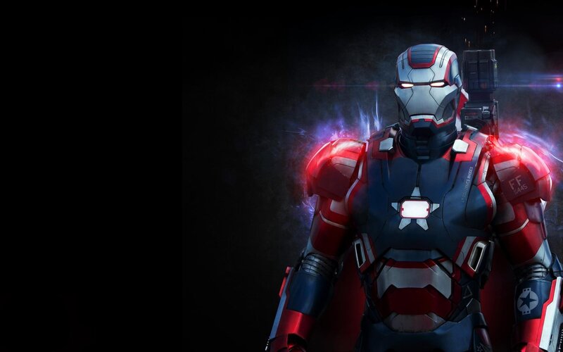 Iron Man Armor Suit — Red, Dramatic, Digital Art
