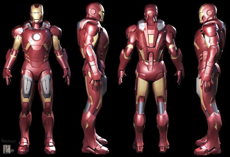 Iron Man Armor Suit — Red, Neutral