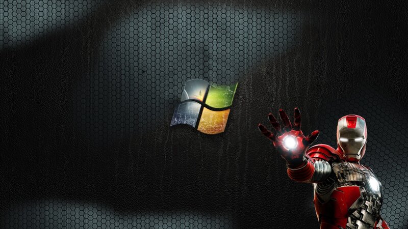 Iron Man Character — Black