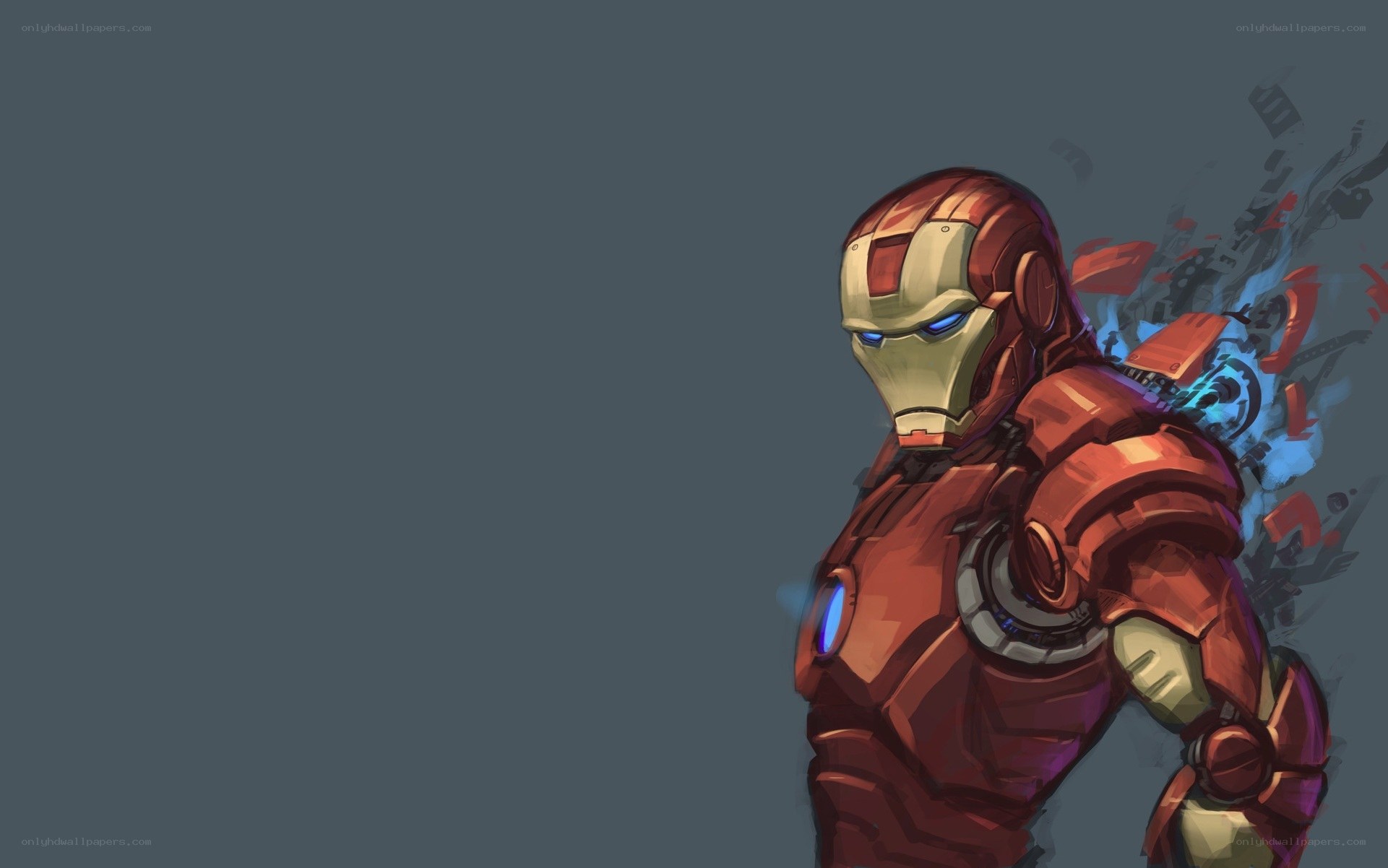 Iron Man character illustration