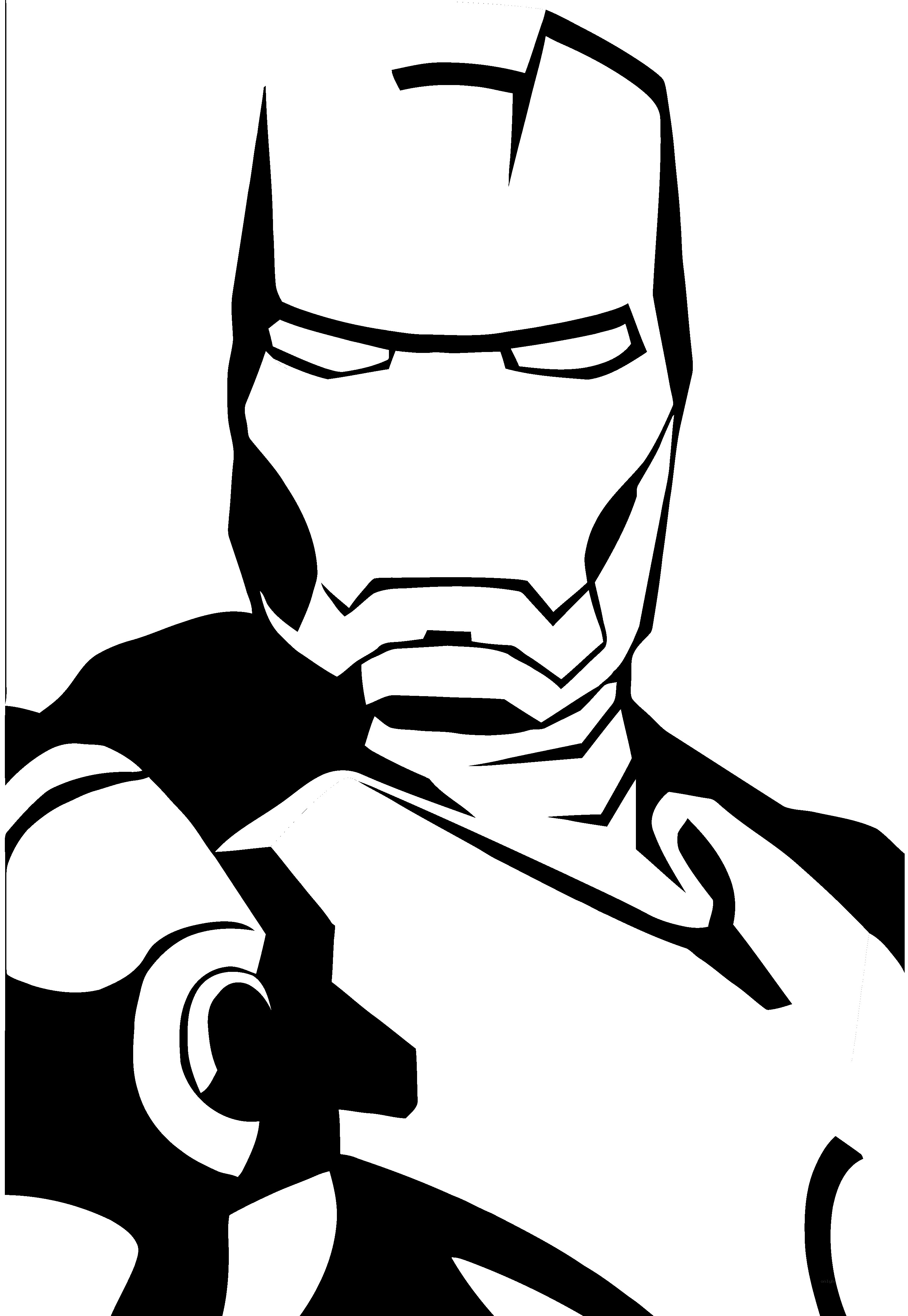 Iron Man character outline