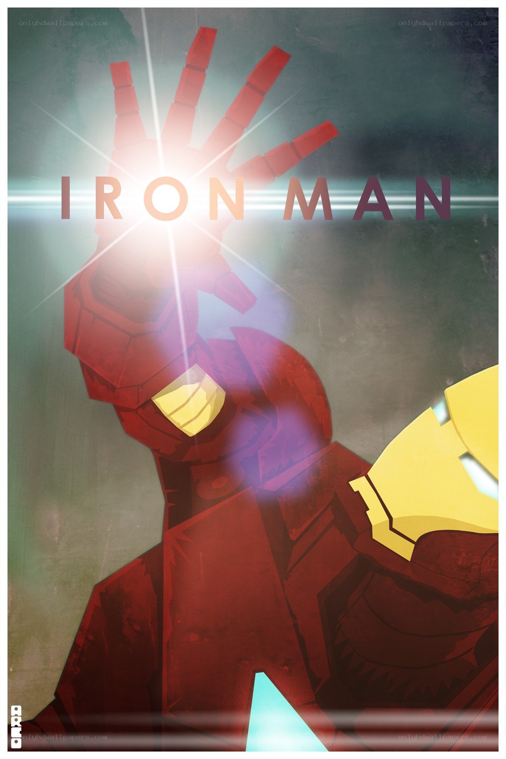 Iron Man character poster