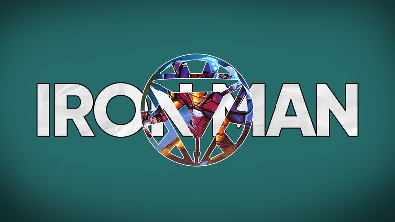 Iron Man Character — Teal