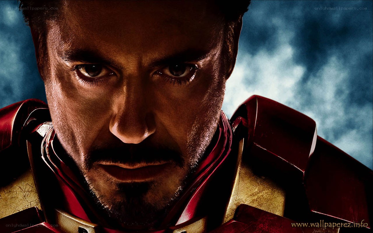 Iron Man close-up portrait