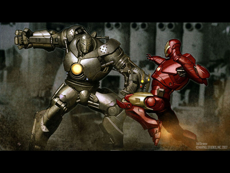 Iron Man Fighting Robot