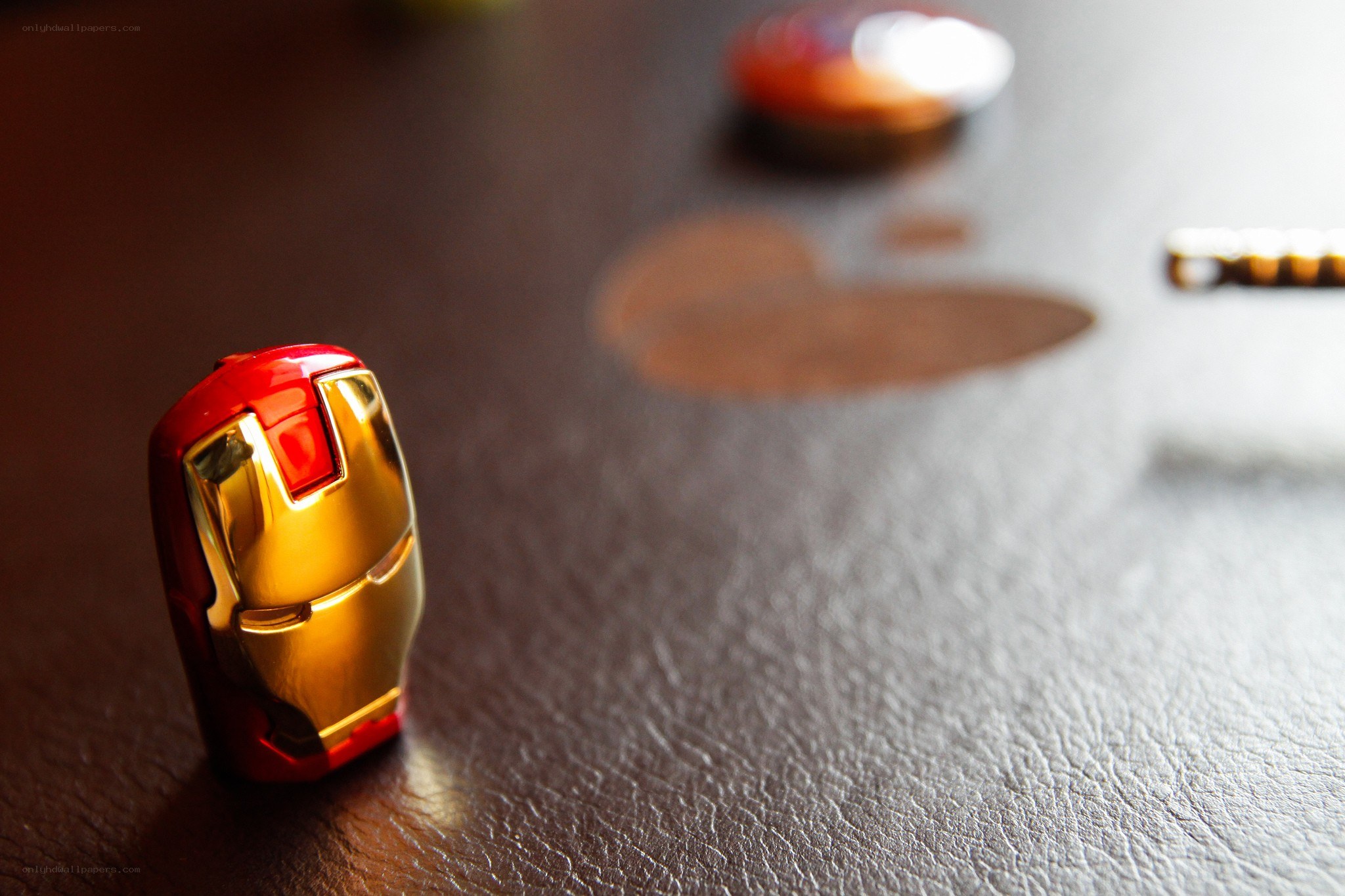 Iron Man figurine on table