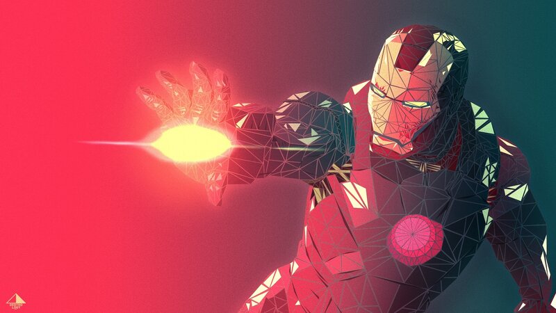 Iron Man Firing Repulsor