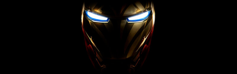 Iron Man helmet close-up