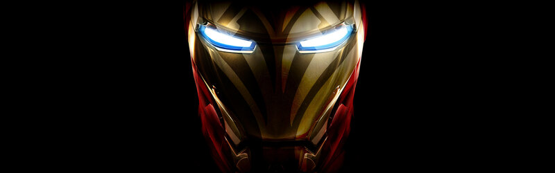 Iron Man helmet close-up