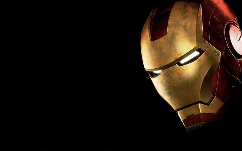 Iron Man helmet close-up