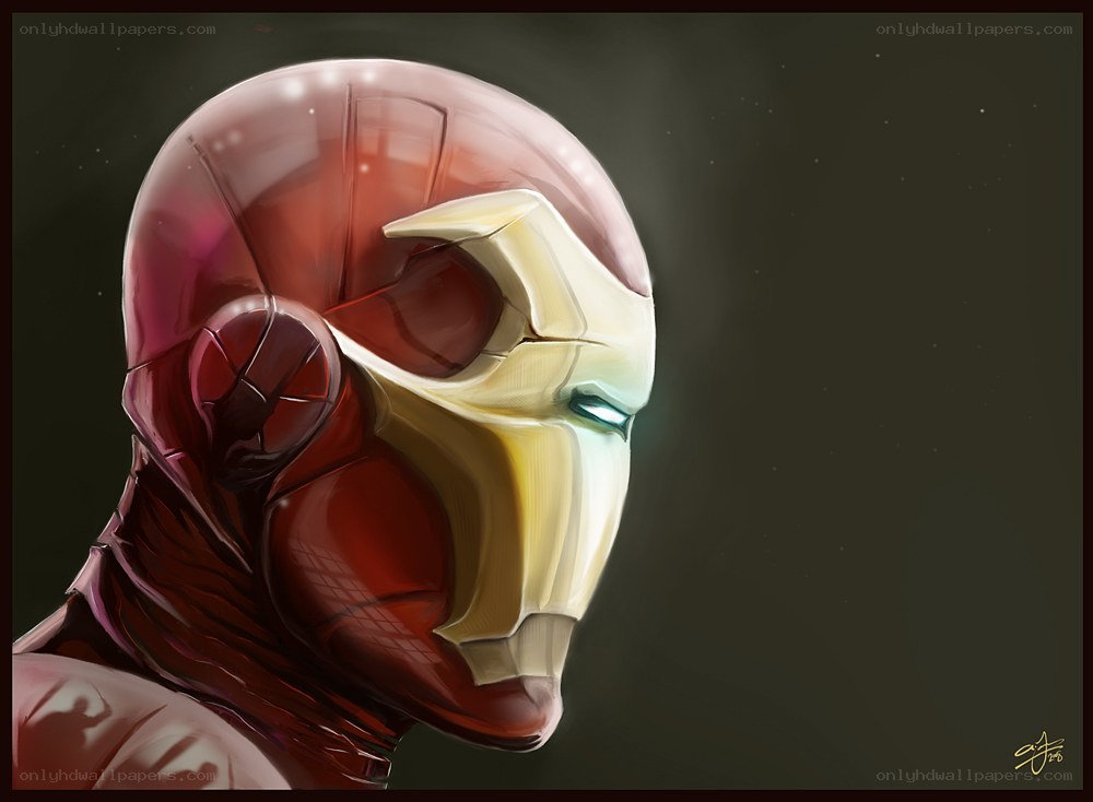 Iron Man helmet close-up