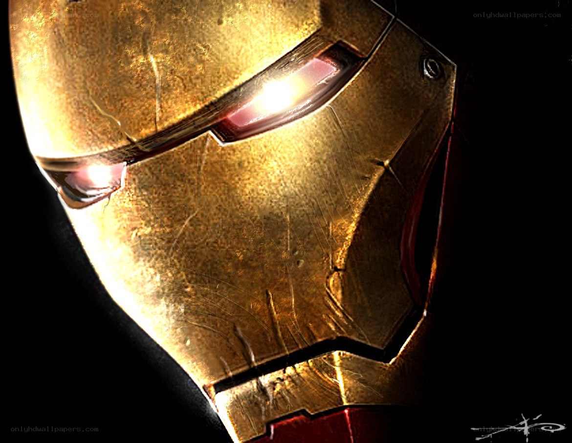 Iron Man helmet close-up