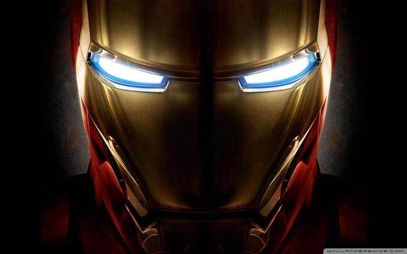 Iron Man helmet close-up