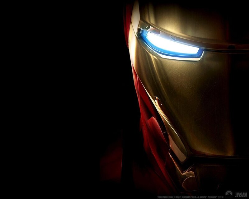 Iron Man helmet close-up