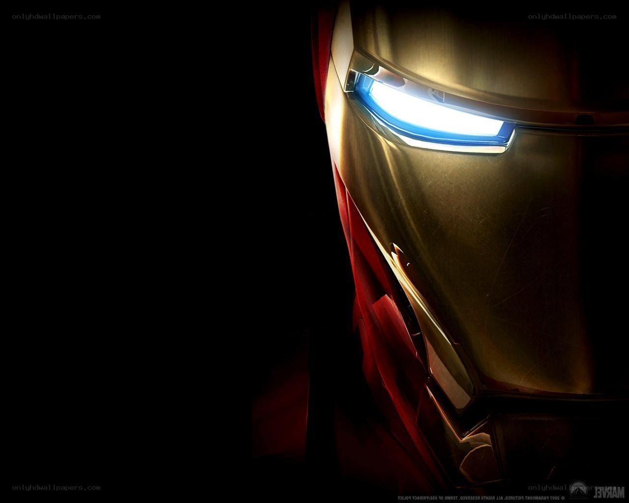 Iron Man helmet close-up