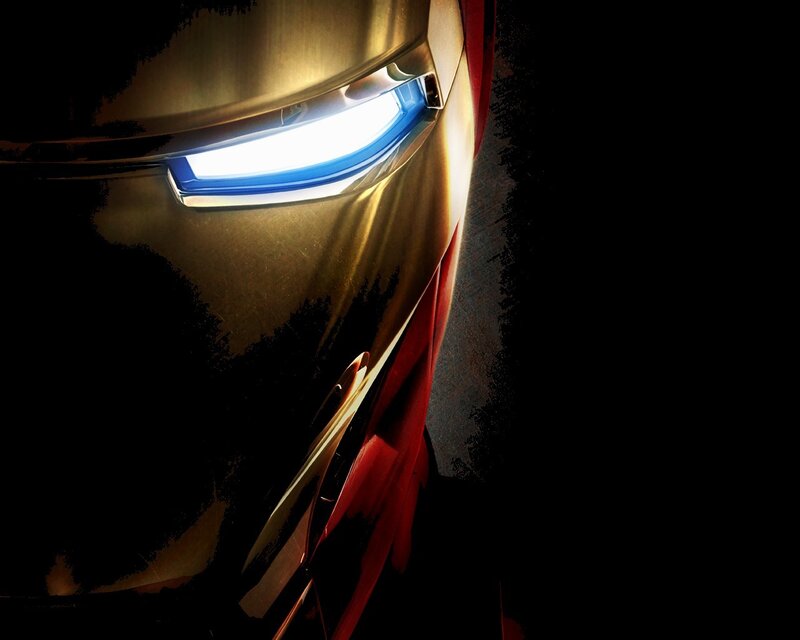 Iron Man helmet close-up
