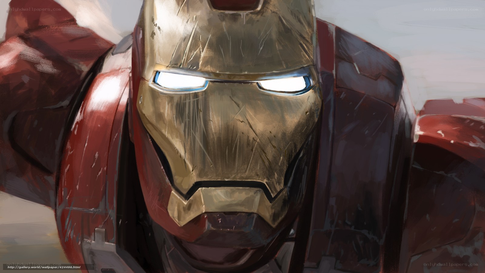 Iron Man helmet close-up
