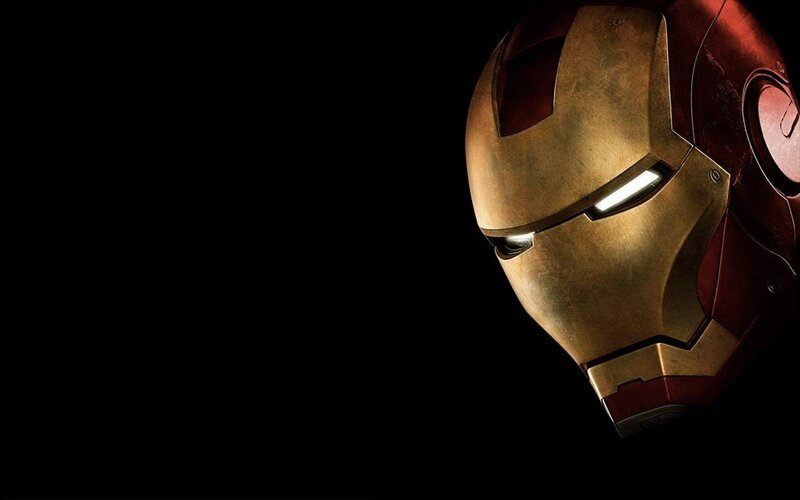 Iron Man Helmet — Gold, 3d Render