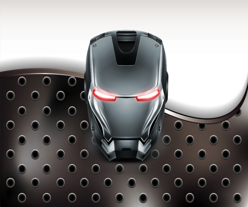 Iron Man Helmet — Gray