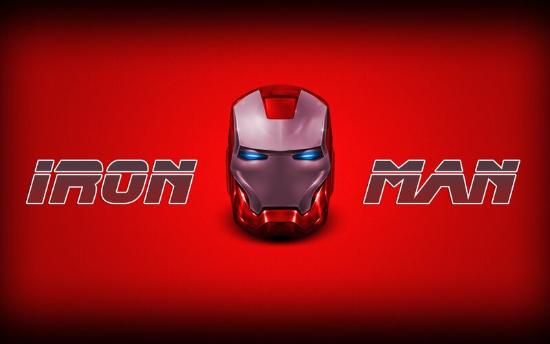 Iron Man helmet logo