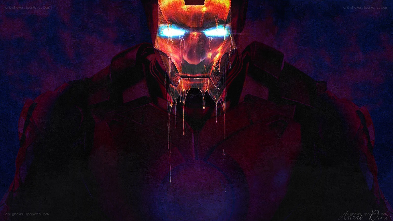 Iron Man helmet melting