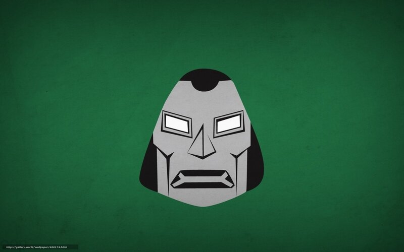 Iron Man helmet on green