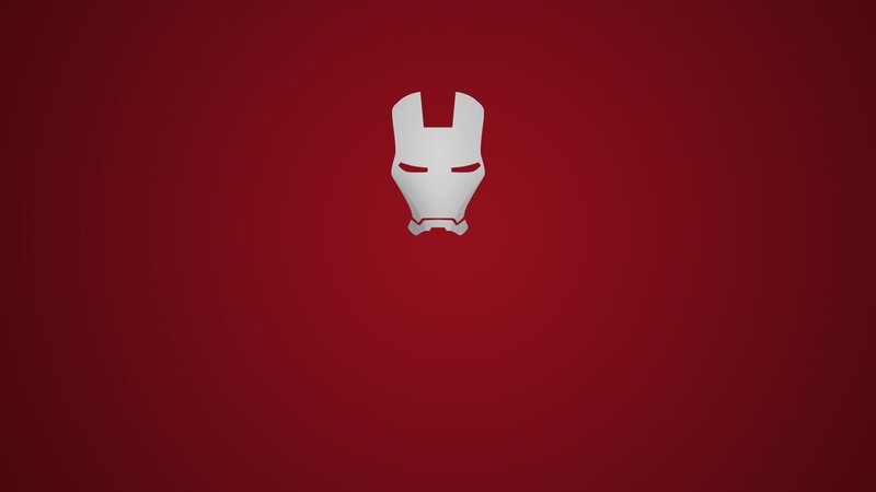 Iron Man Helmet — Red, Calm