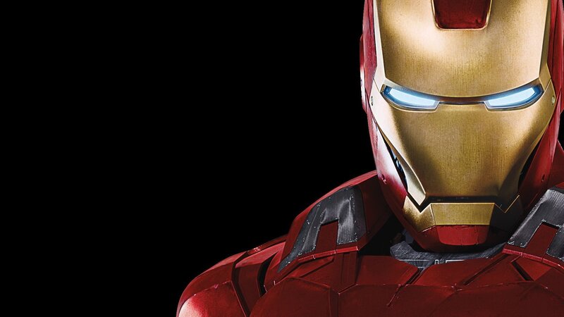 Iron Man Helmet — Red, Dramatic, 3d Render