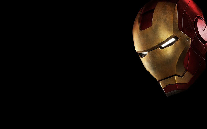 Iron Man Helmet — Red, Dramatic