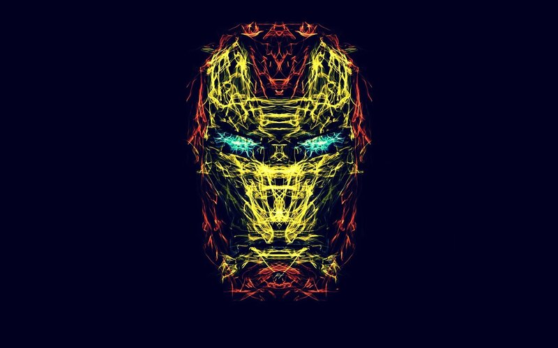 Iron Man Helmet — Yellow