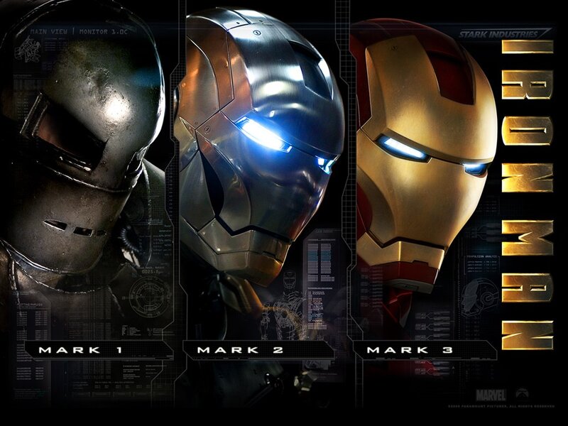 Iron Man Helmets — Black