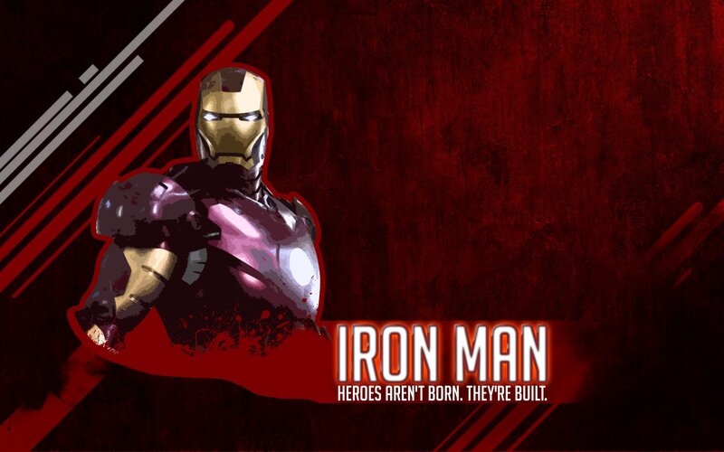 Iron Man hero poster