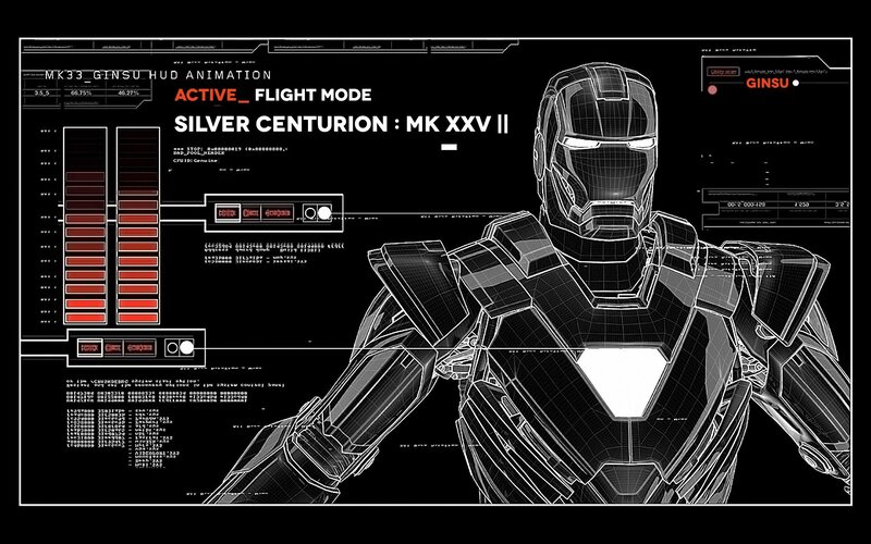 Iron Man HUD interface