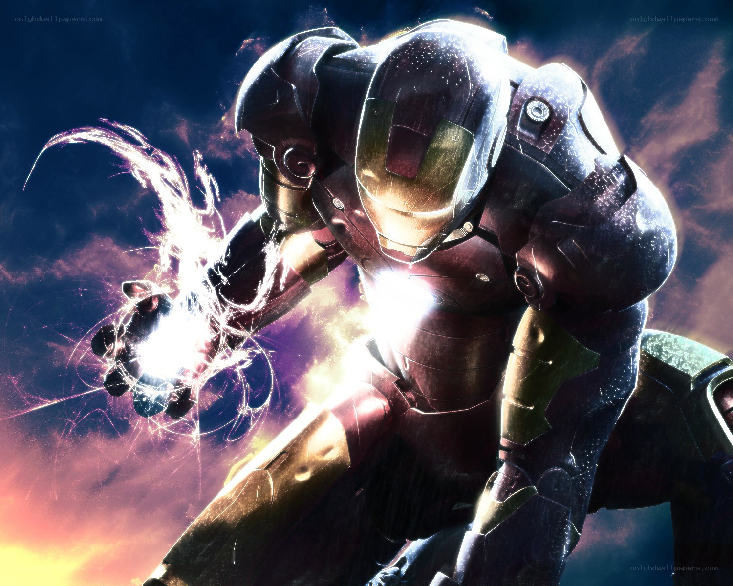 Iron Man in action