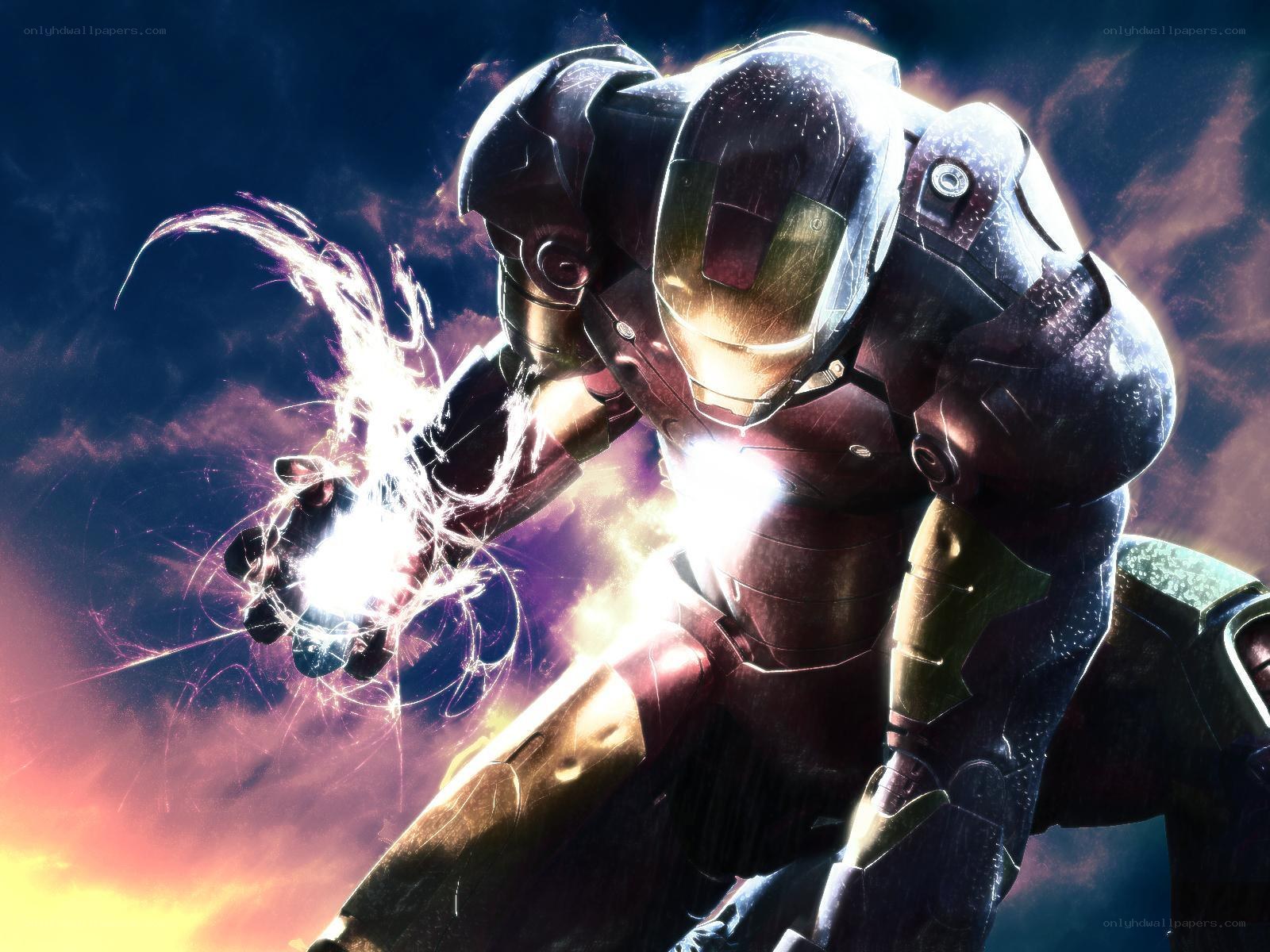 Iron Man in action