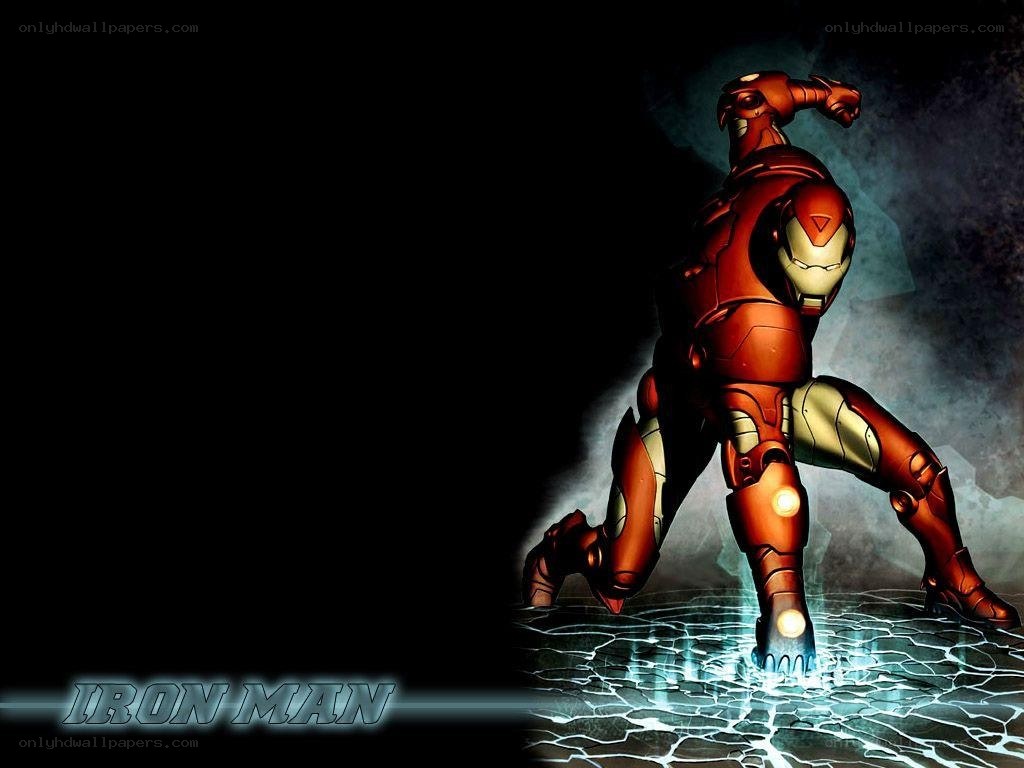 Iron Man in action