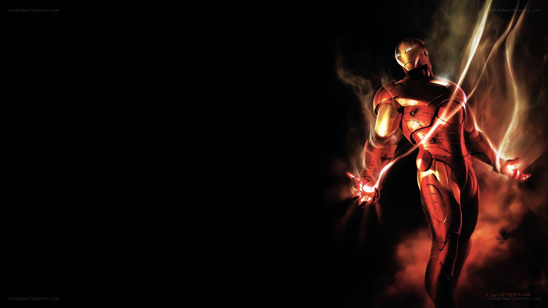Iron Man in action