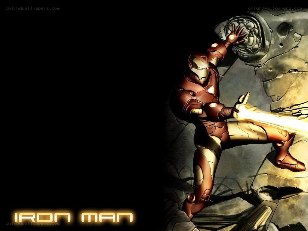 Iron Man in action