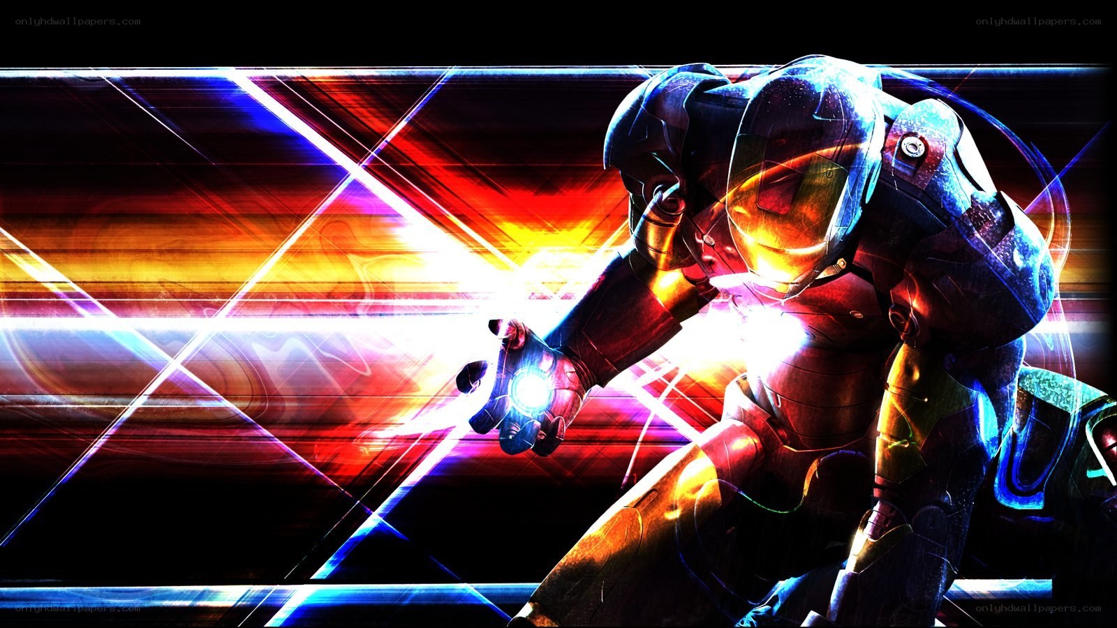 Iron Man in action