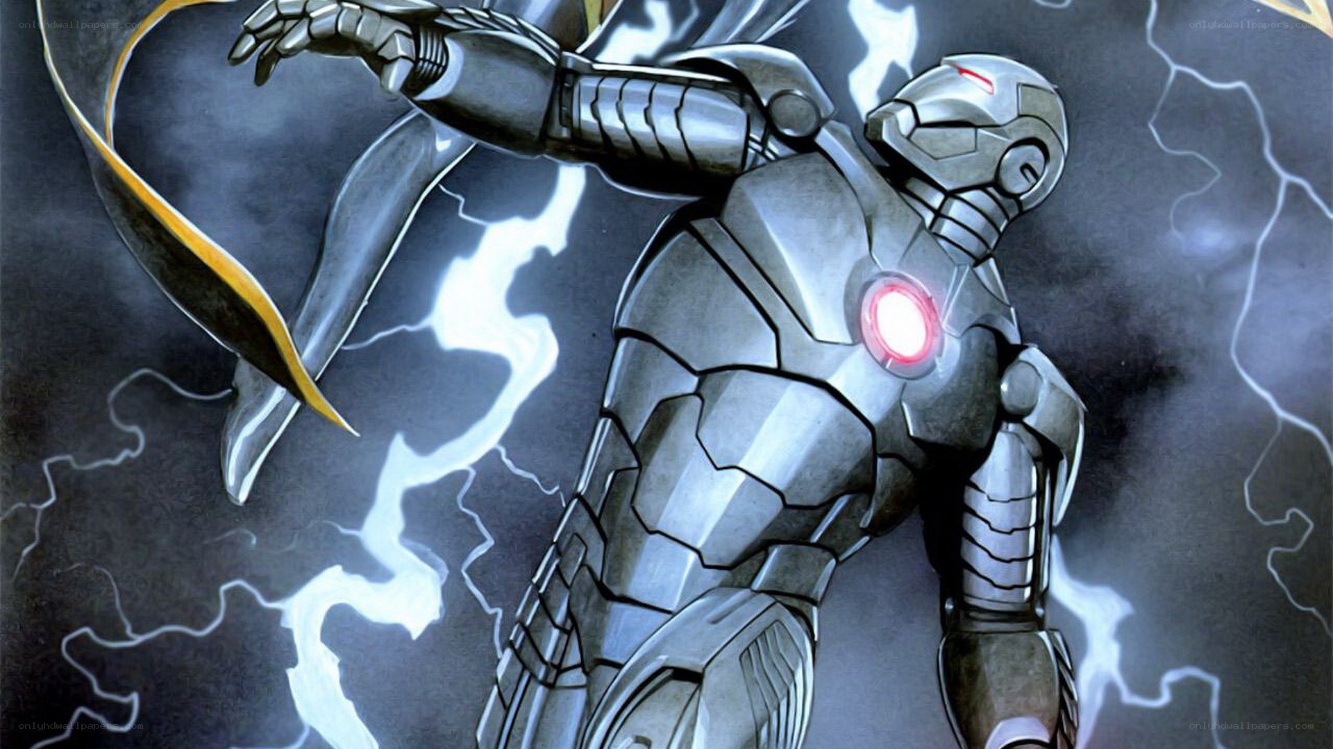 Iron Man in action