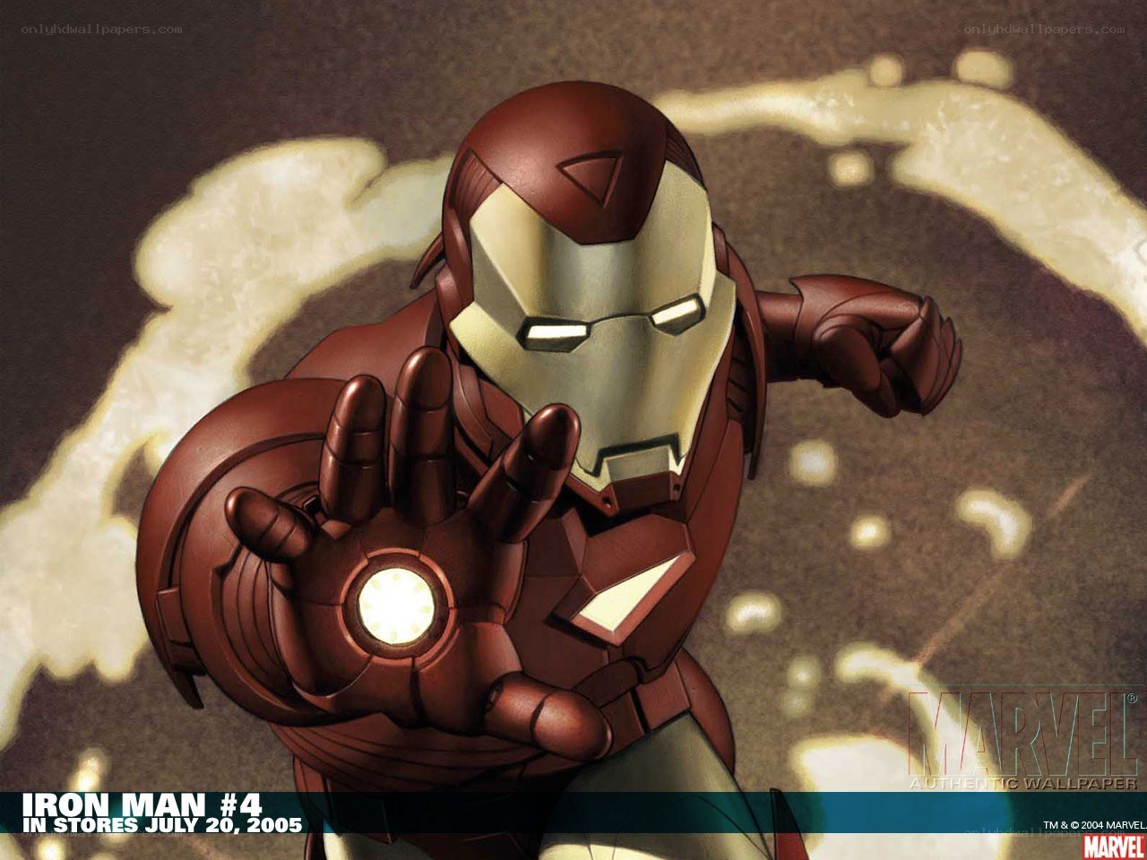 Iron Man in action