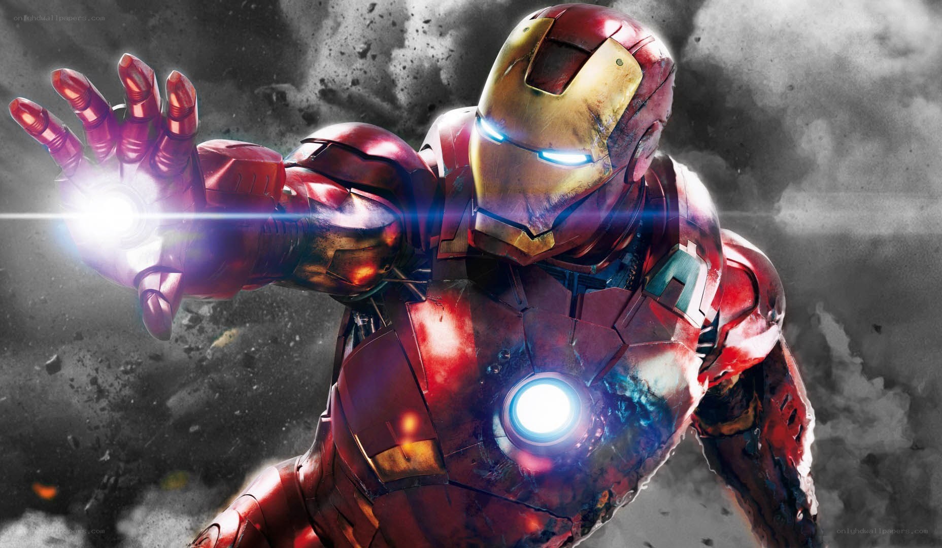 Iron Man in action