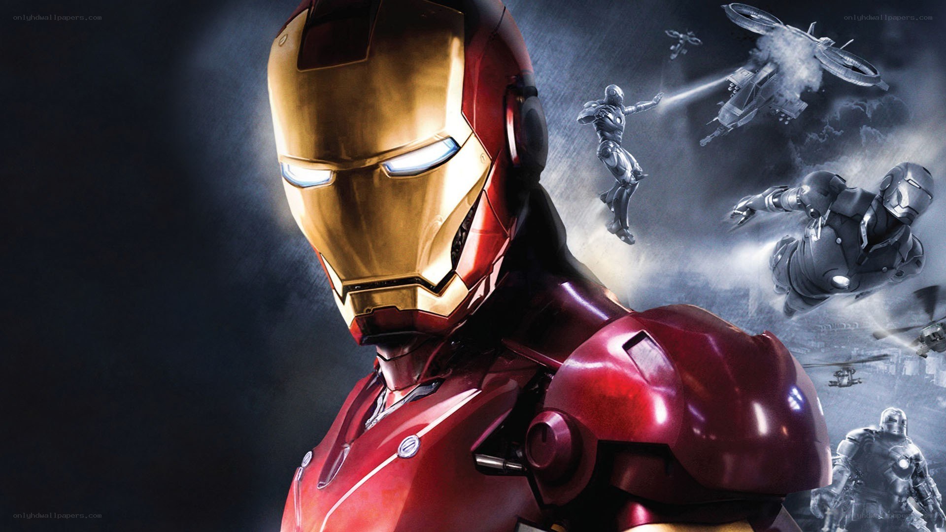 Iron Man in action
