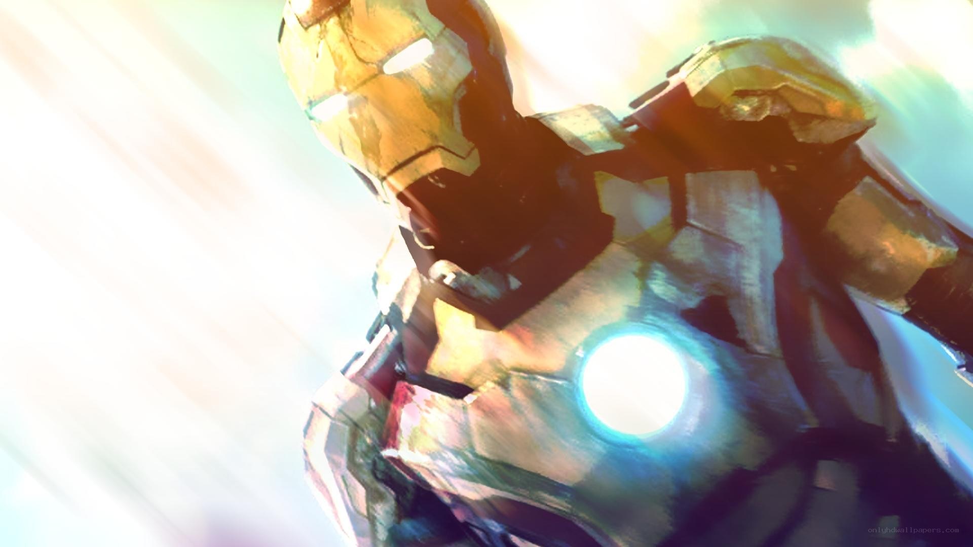 Iron Man in action