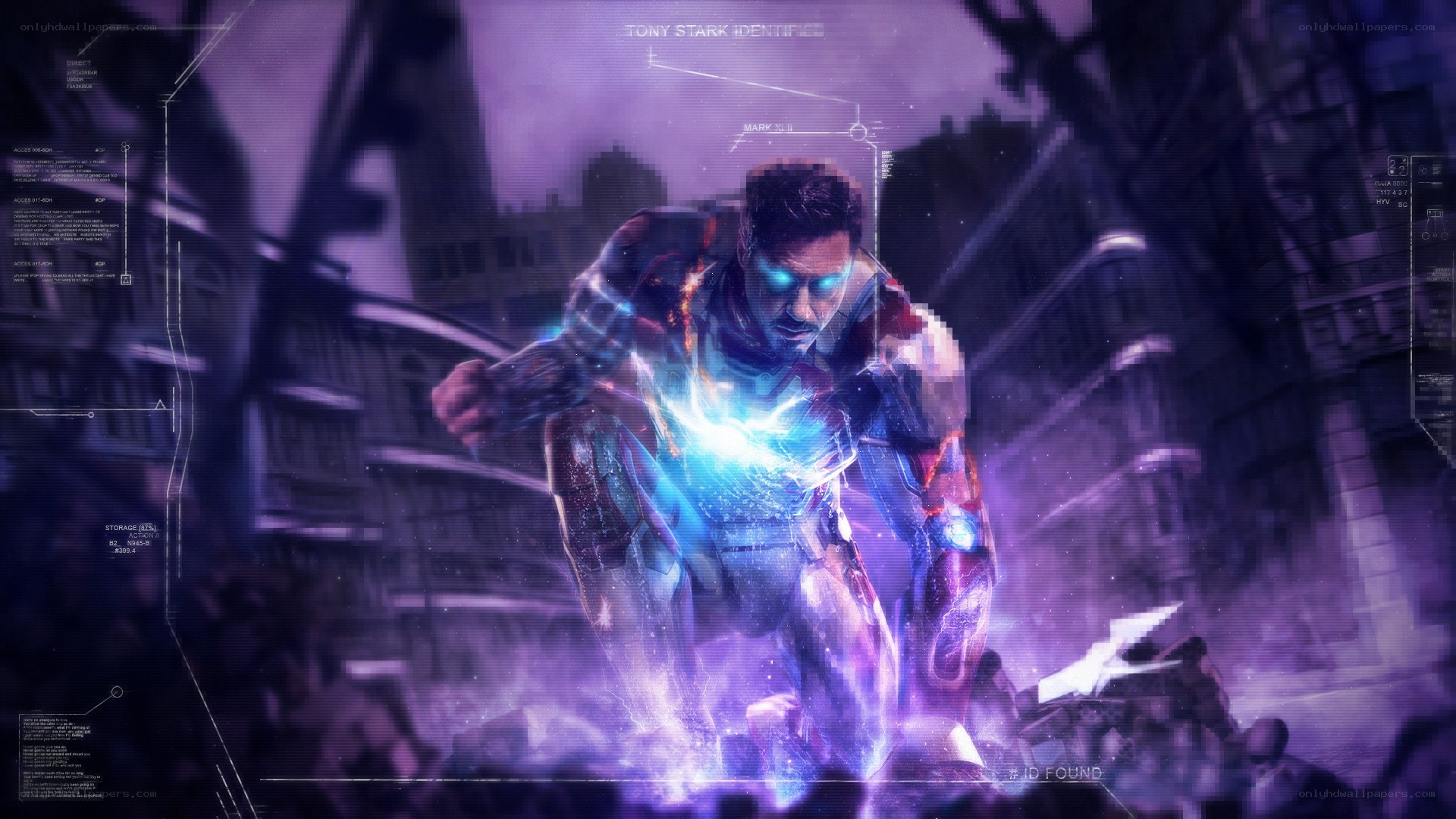 Iron Man in action